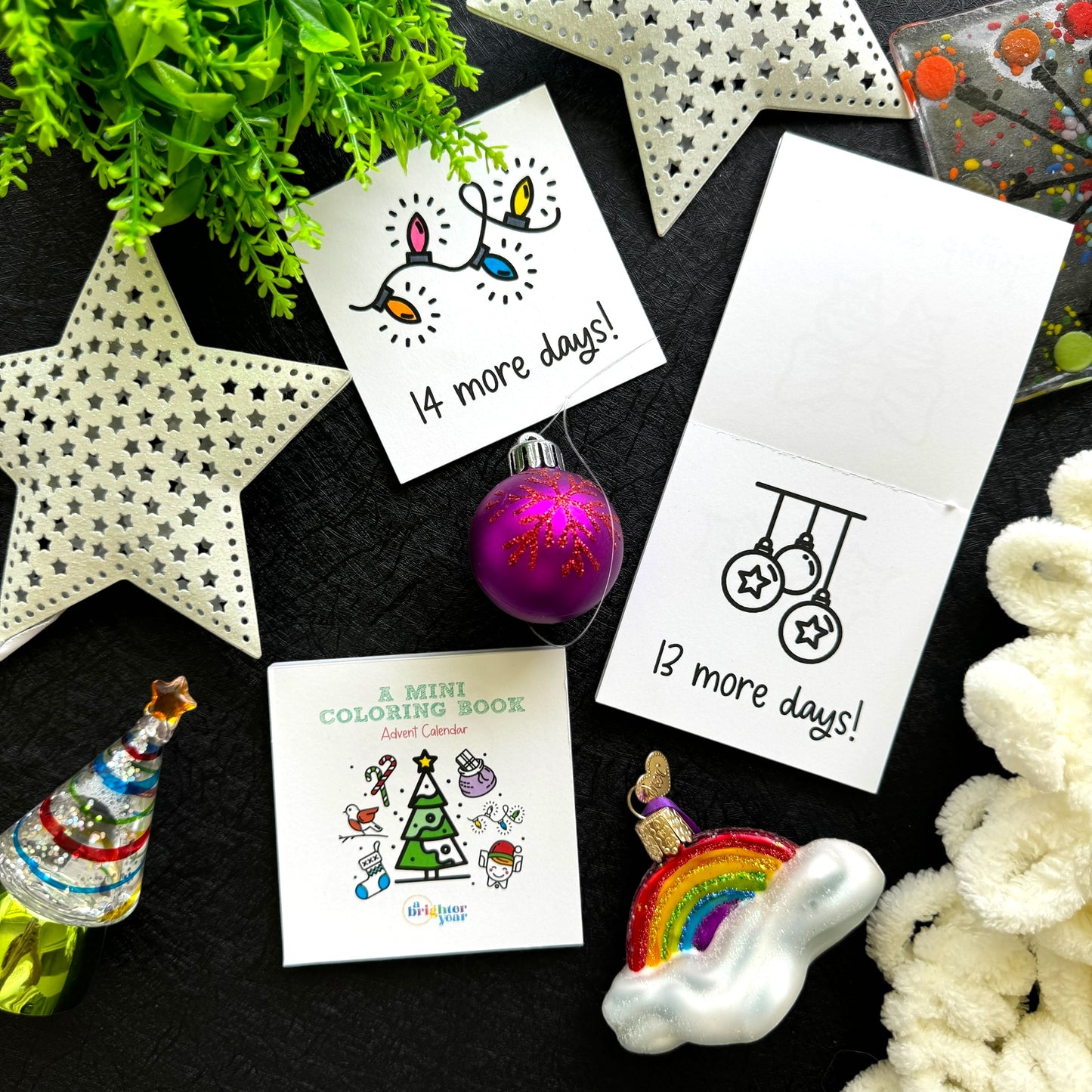 Advent Calendar Mini Coloring Book