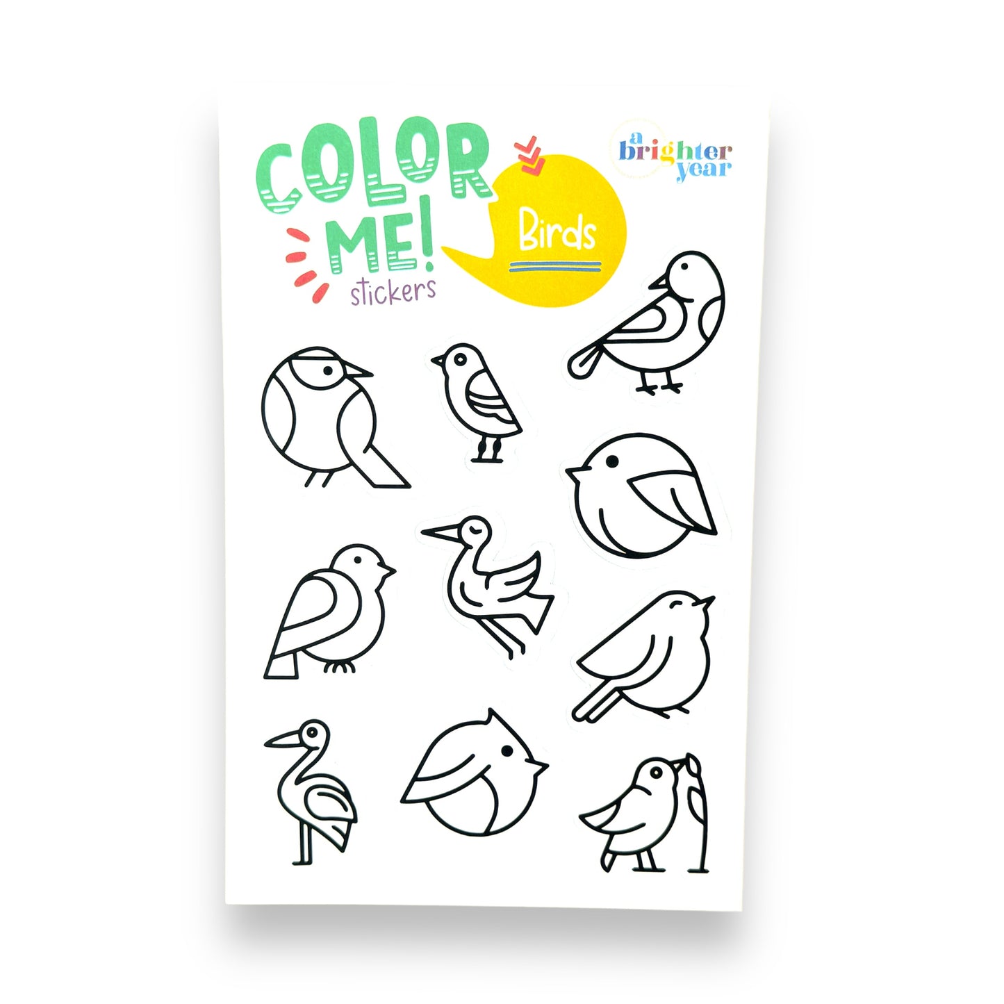 Birds Color-Your-Own Stickers