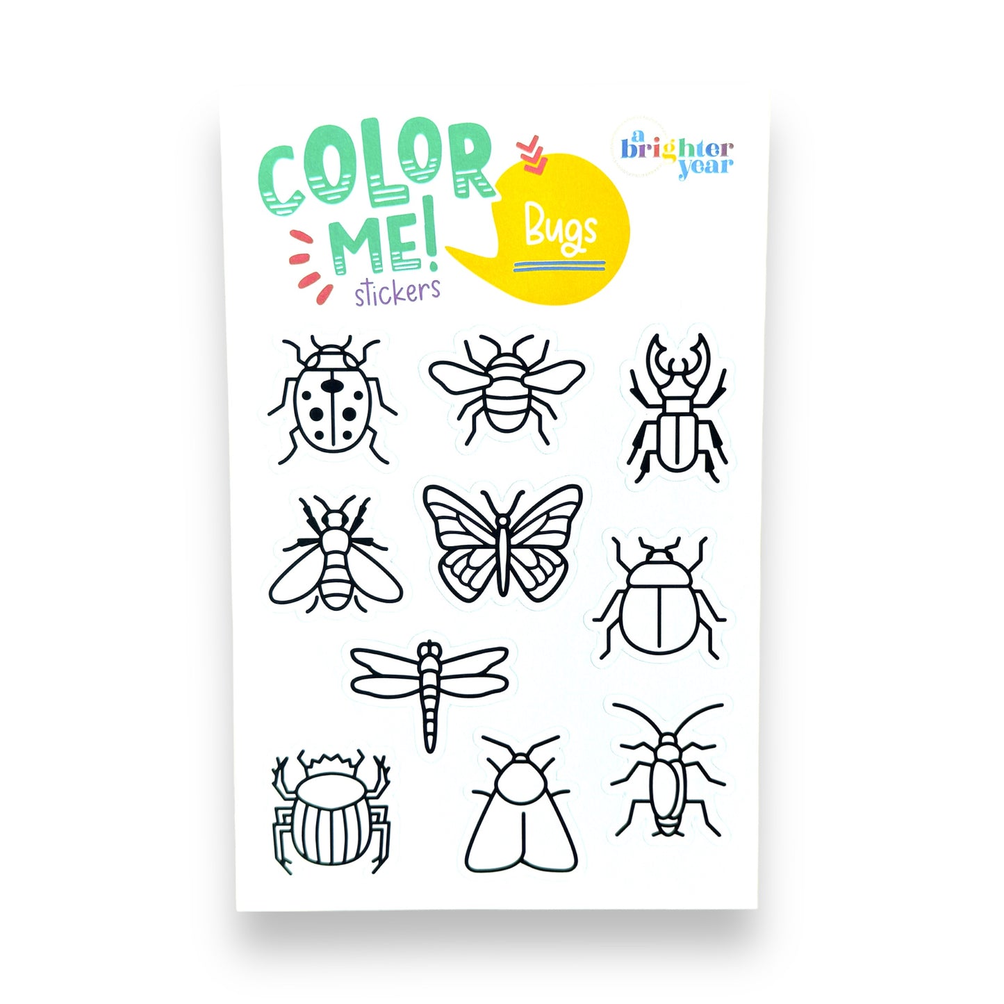 Bugs Color-Your-Own Stickers
