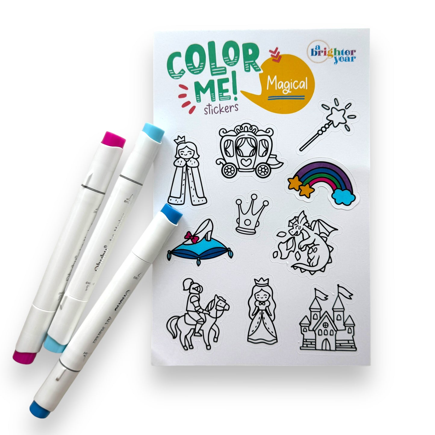 Magical Color-Your-Own Stickers