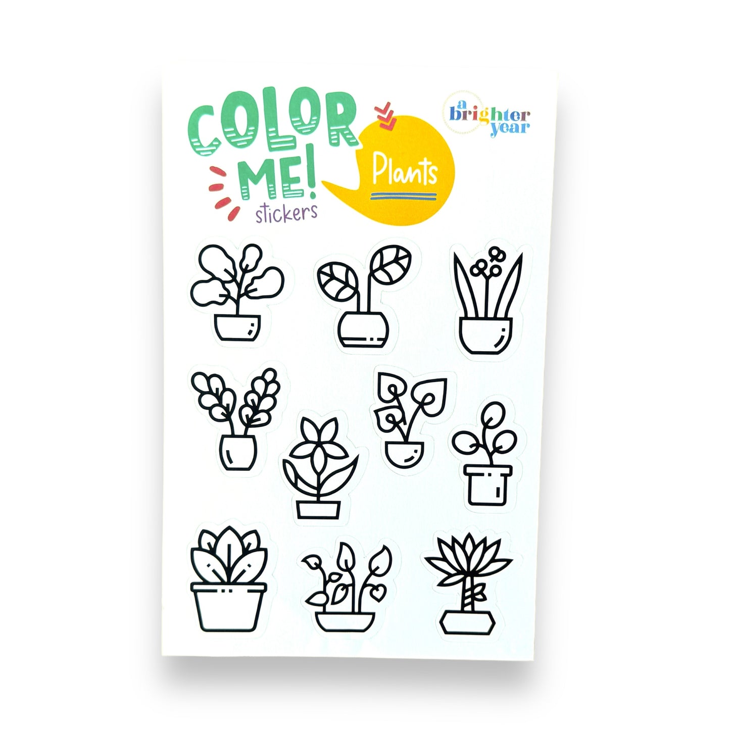 Birds, Bugs, and Botany Sticker Bundle, 3-Pack
