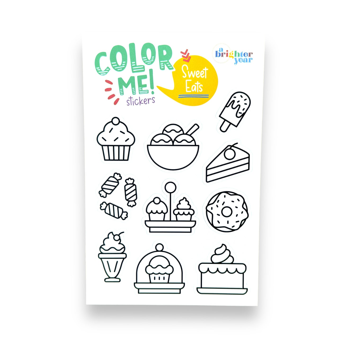 Sweet Eats Color-Your-Own Stickers