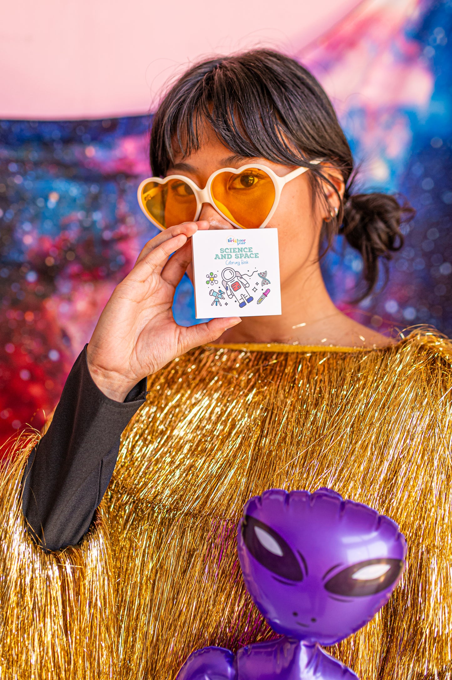 Space + Science Mini Coloring Book