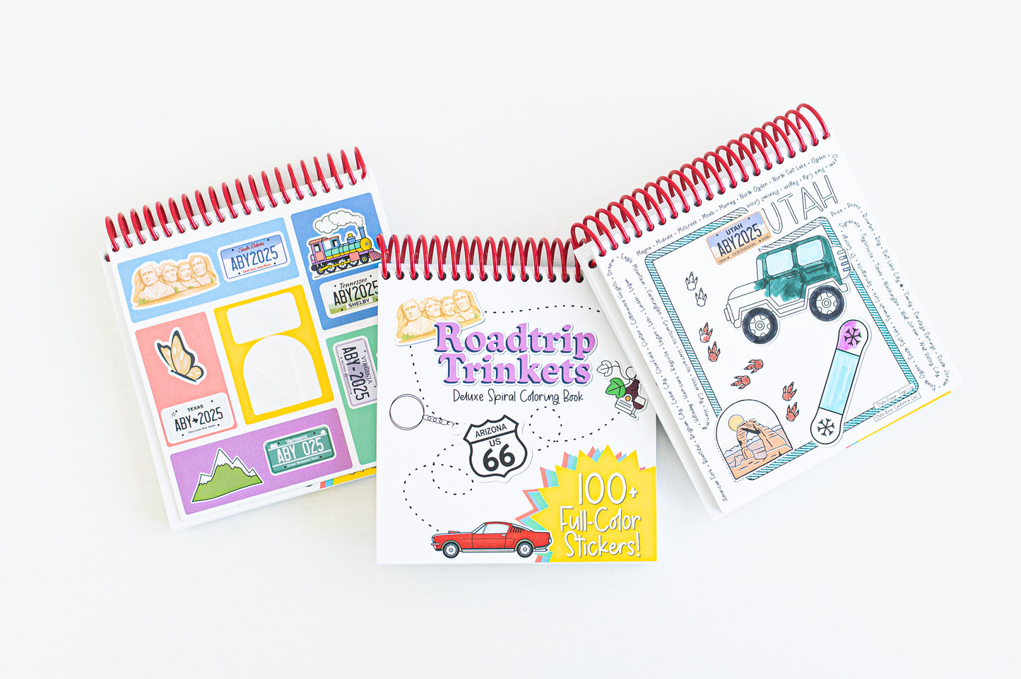 Roadtrip Trinkets Deluxe Coloring + Sticker Book