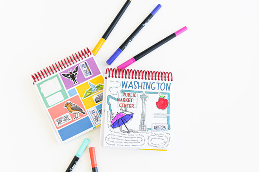 Roadtrip Trinkets Deluxe Coloring + Sticker Book