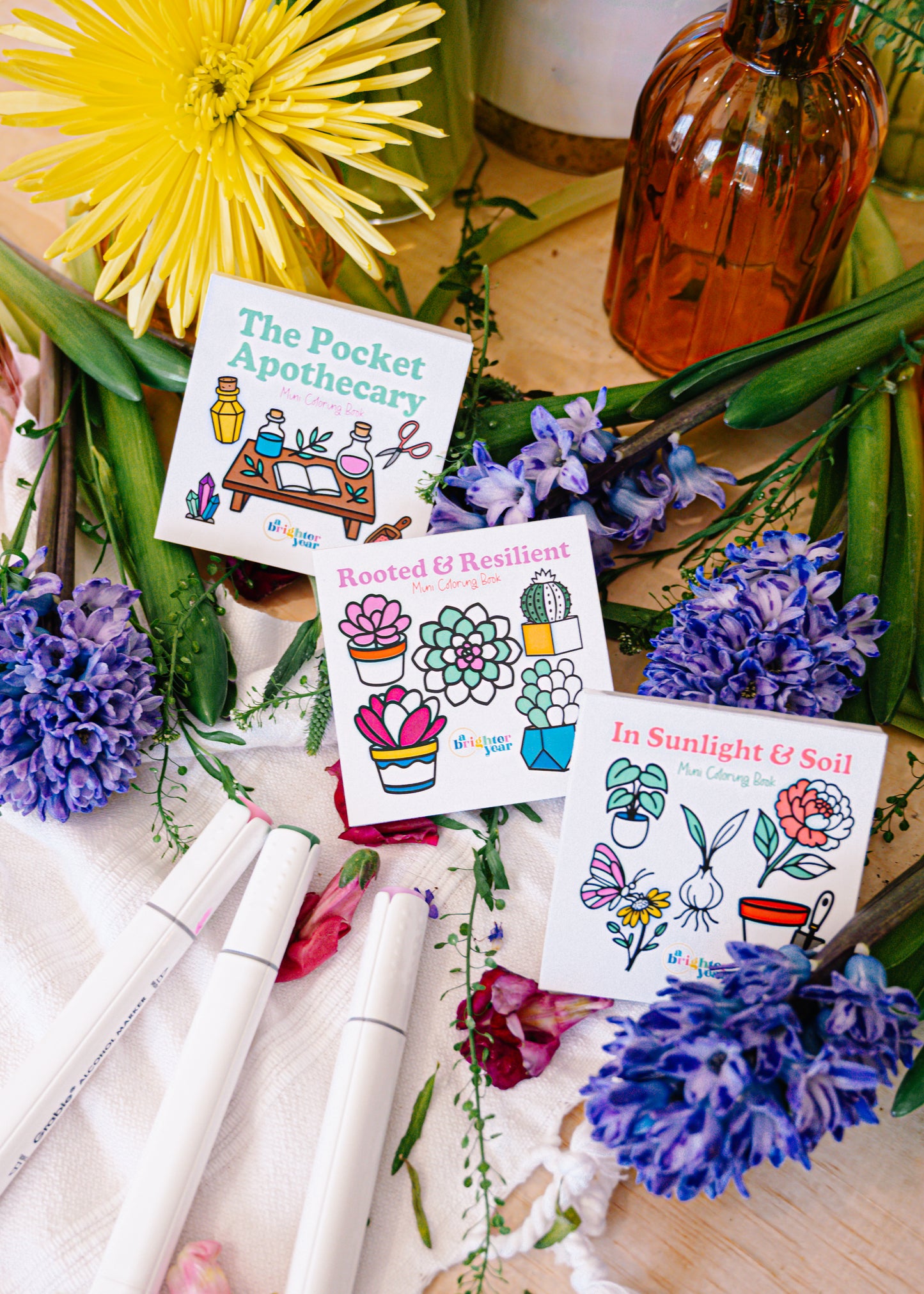 Wild Wonders Mini Coloring Book Bundle