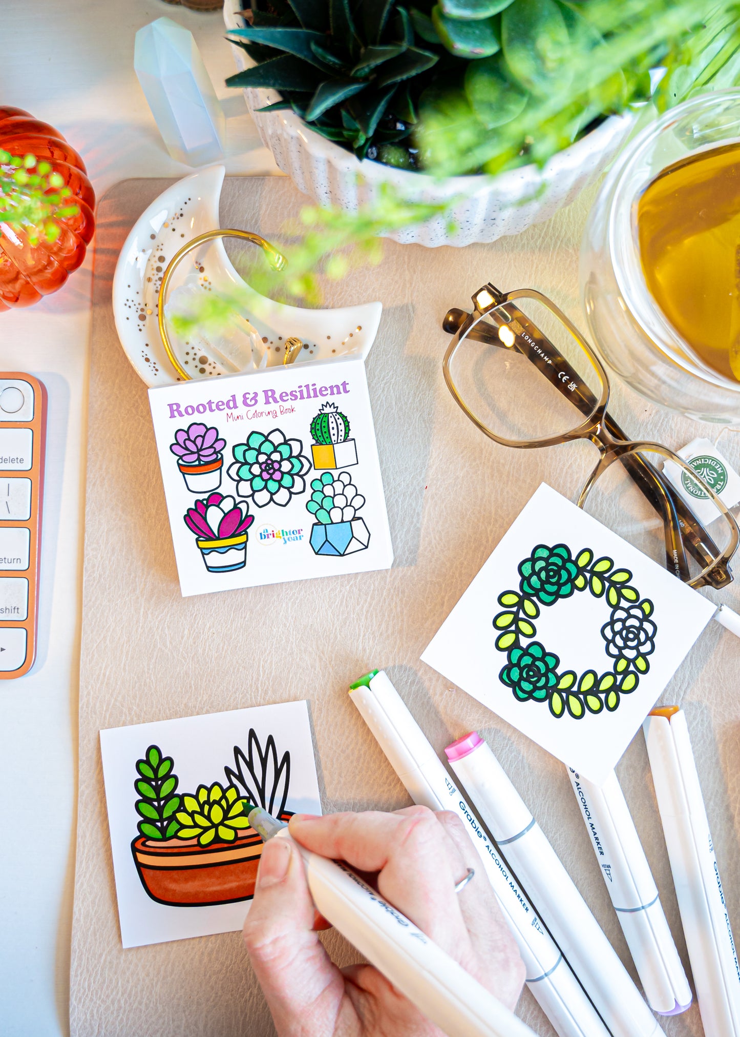 Rooted & Resilient Mini Coloring Book
