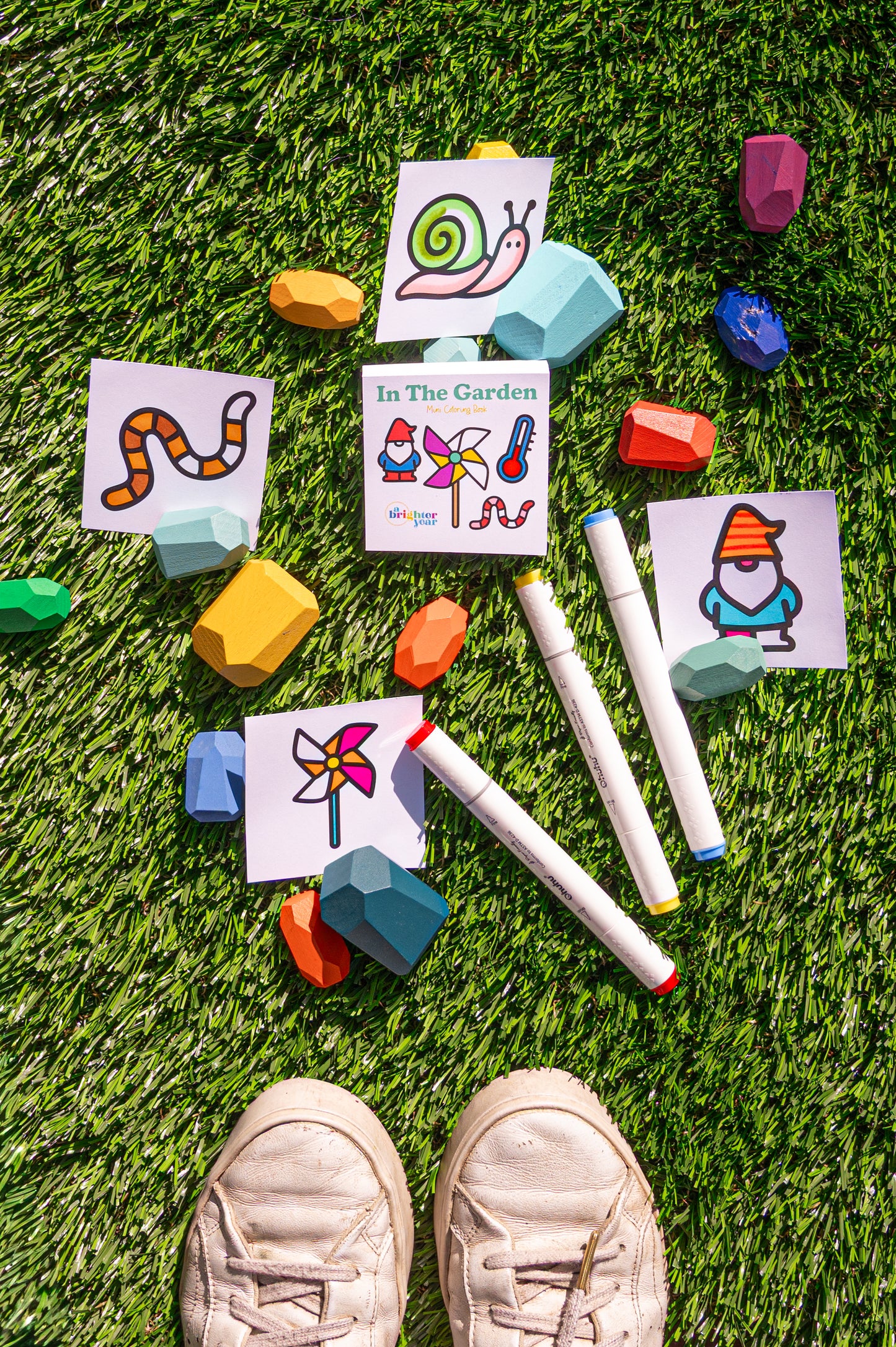 In the Garden Mini Coloring Book