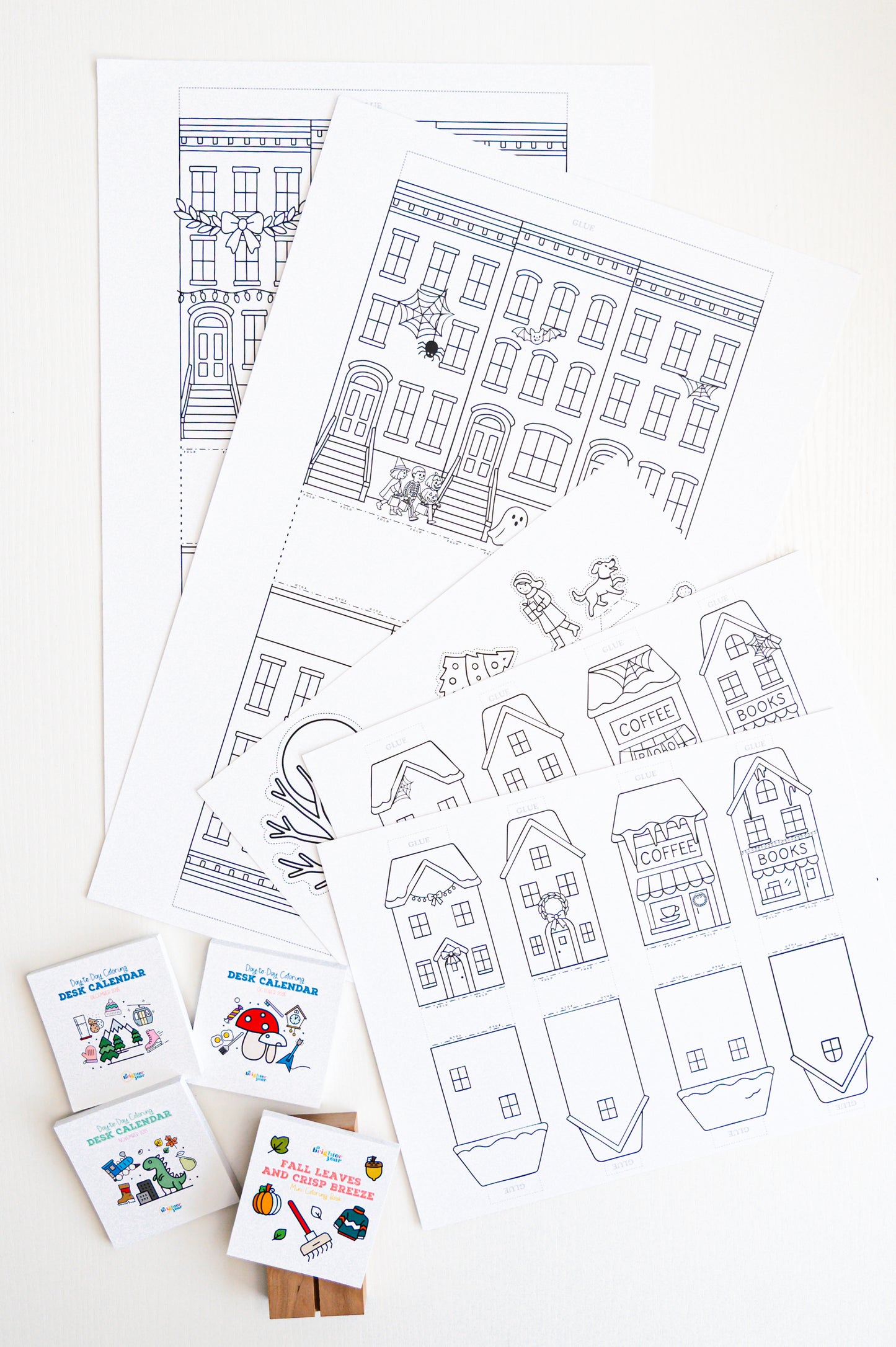 Quarterly Coloring + Calendar Subscription Box