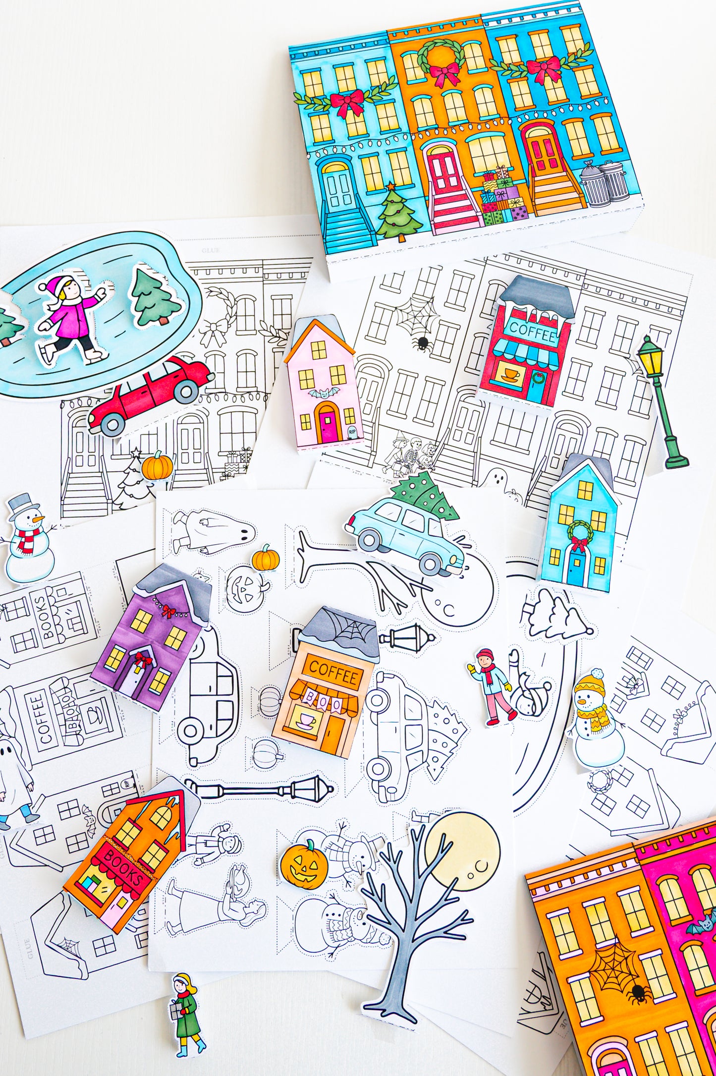 Quarterly Coloring + Calendar Subscription Box