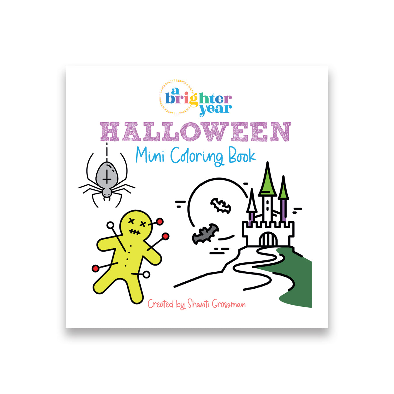 Halloween Mini Coloring Book