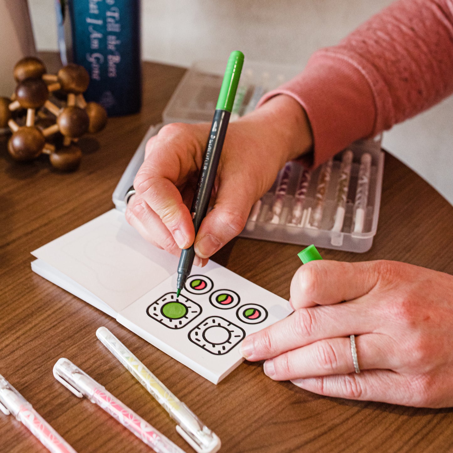 Tiny Eats + Treats Mini Coloring Book