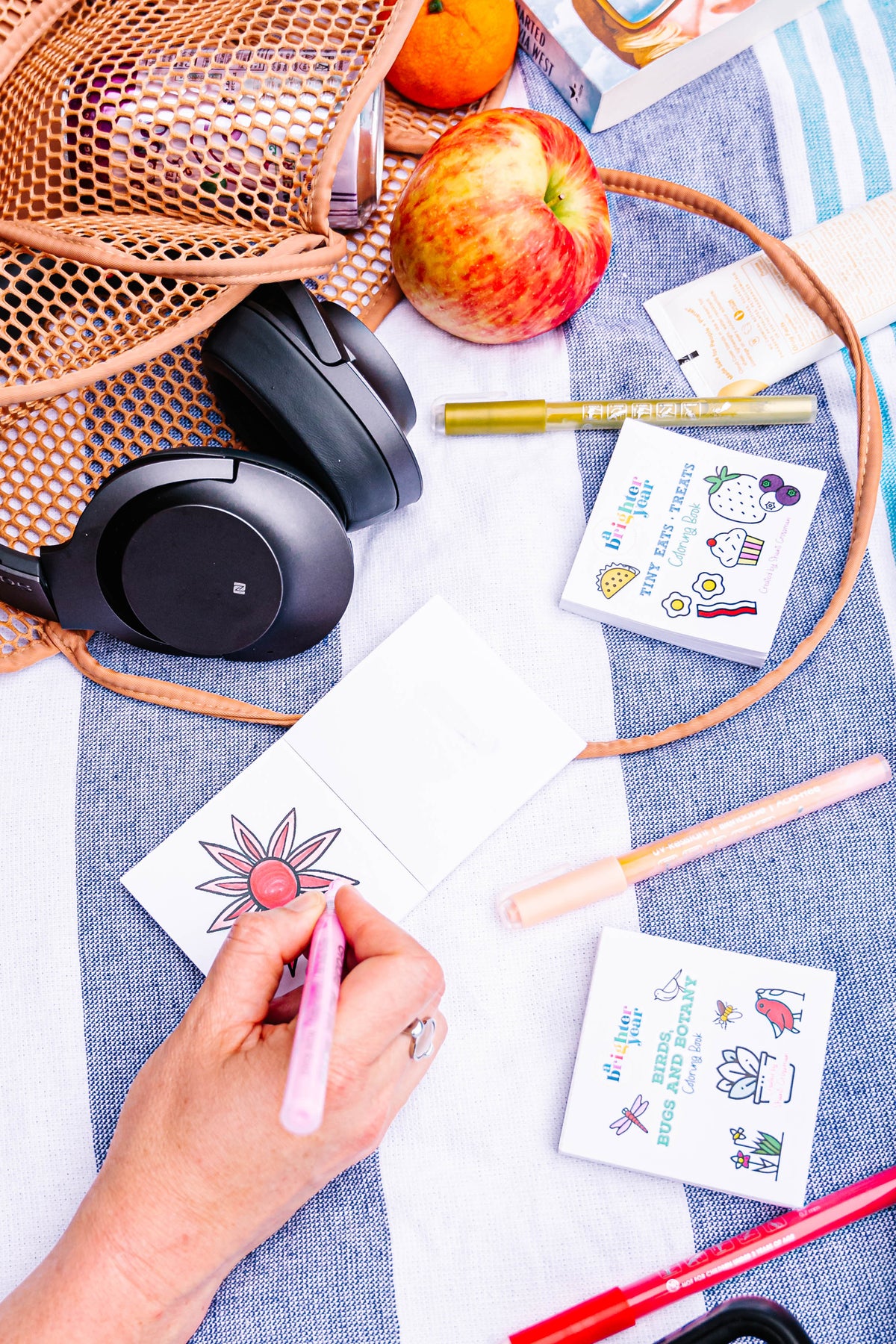 16-Piece Mini Adult Coloring Book Set