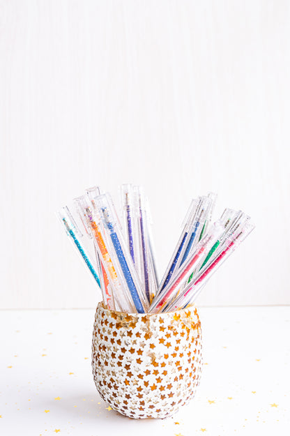 3-Piece Mini Adult Coloring Book + Gel Pen Bundle