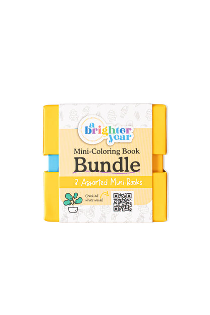 3-Piece Mini Adult Coloring Book Set