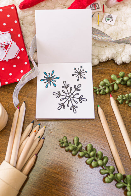 3-Piece Holiday Mini Adult Coloring Book Bundle
