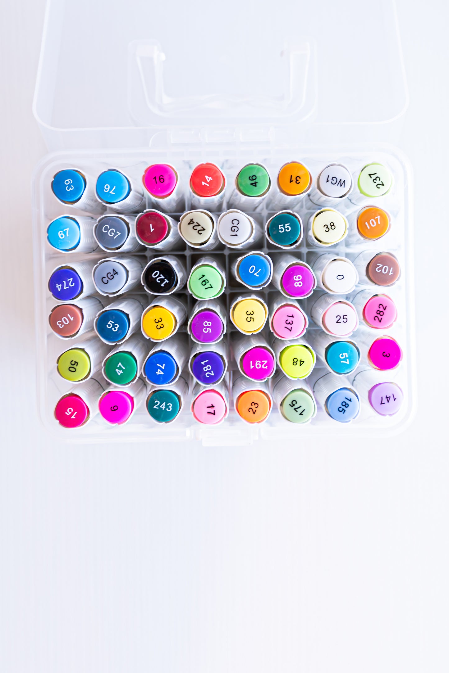 48-Piece Dual Tip Alcohol Markers Set