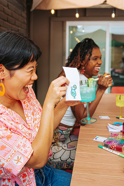 5-Piece Mini Adult Coloring Book + Pencil Bundle