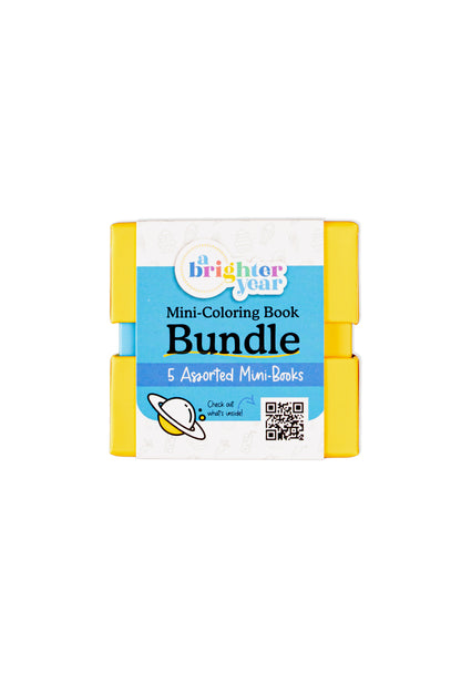 5-Piece Mini Adult Coloring Book Set