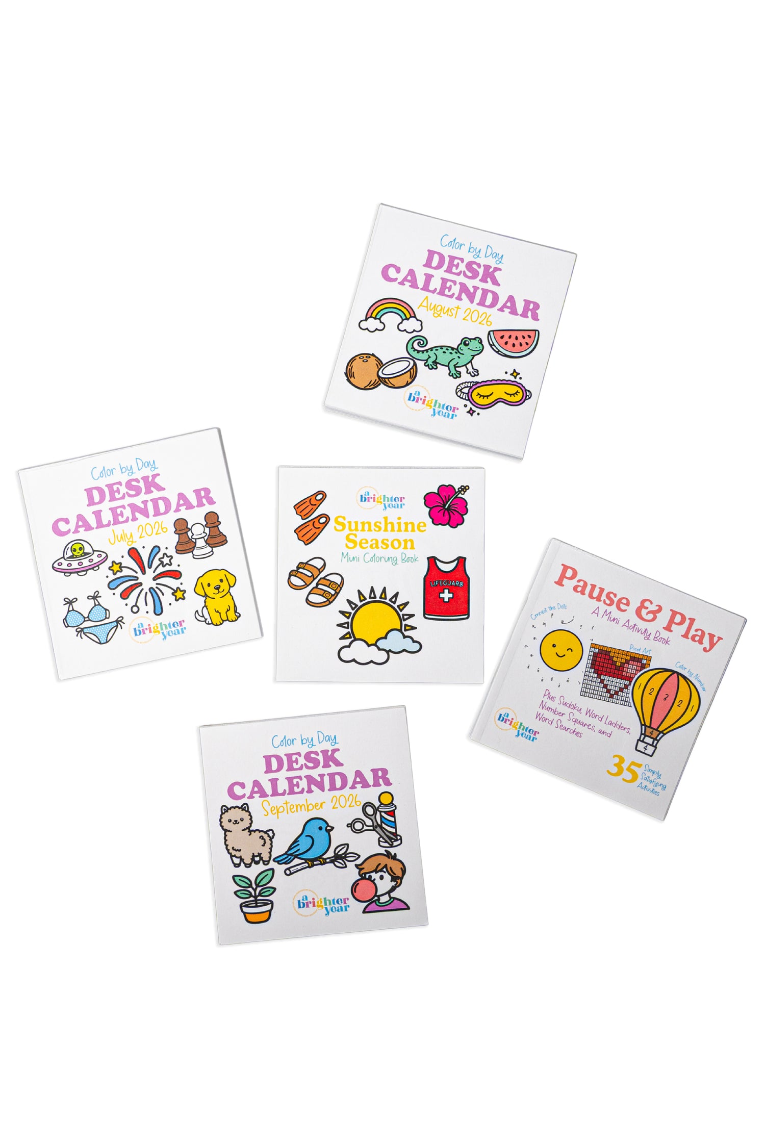 Quarterly Coloring + Calendar Subscription Box