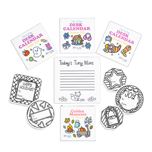 Quarterly Coloring + Calendar Subscription Box