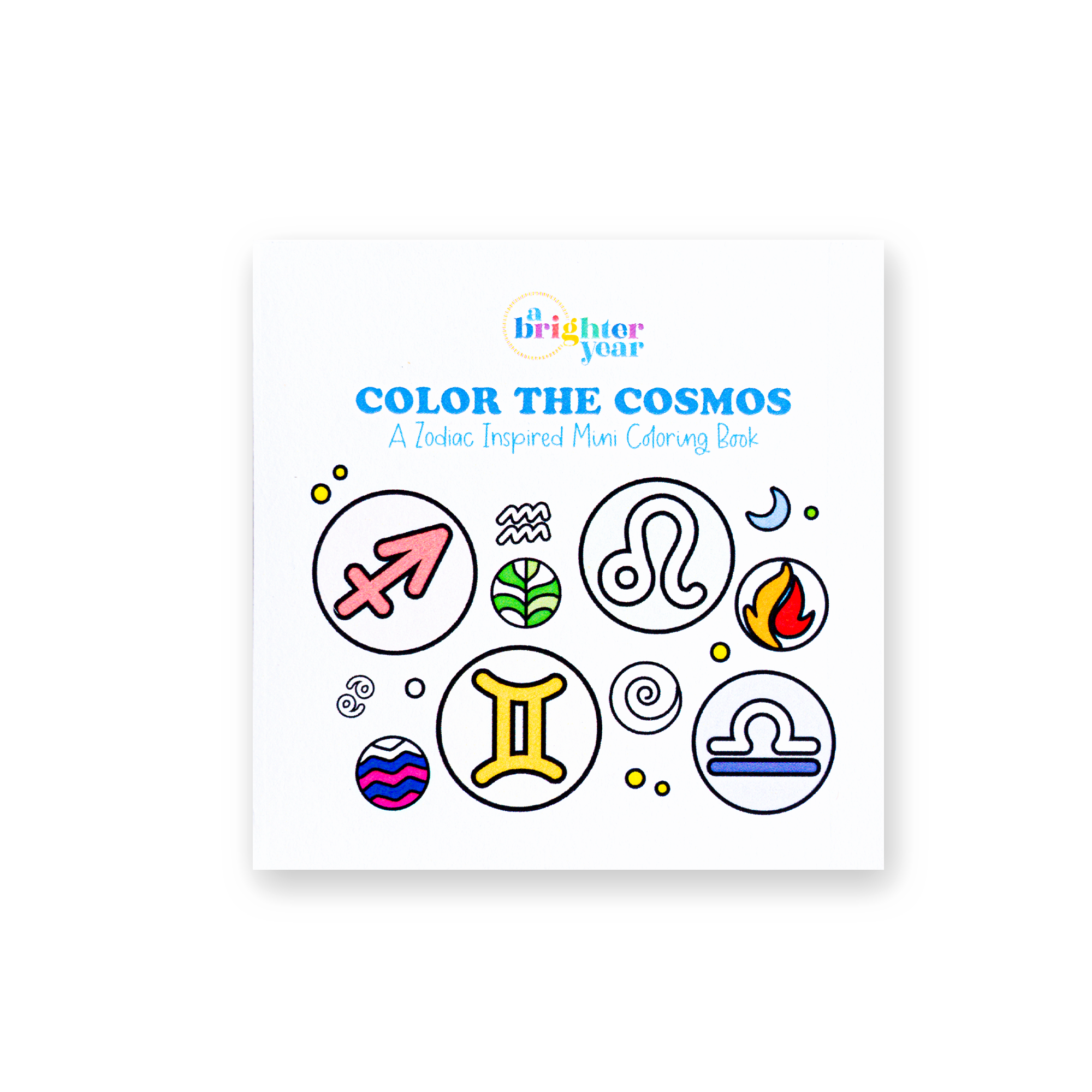 Space & Astronomy Colorable Mini Book | Color the Cosmos – A Brighter Year