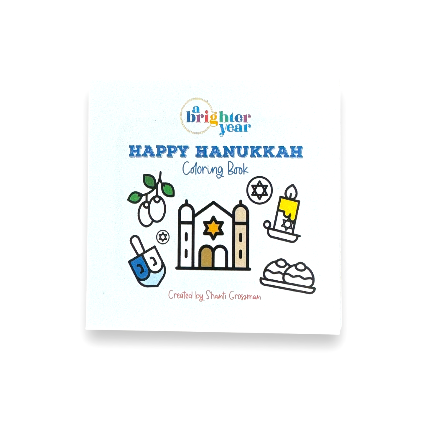Happy Hanukkah Mini Coloring Book