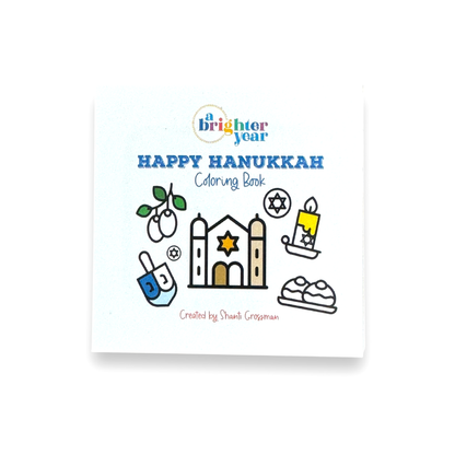Happy Hanukkah Mini Coloring Book