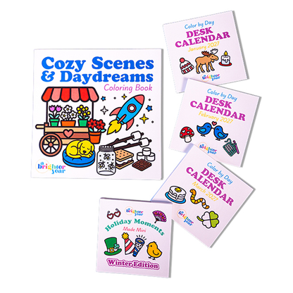 Quarterly Coloring + Calendar Subscription Box
