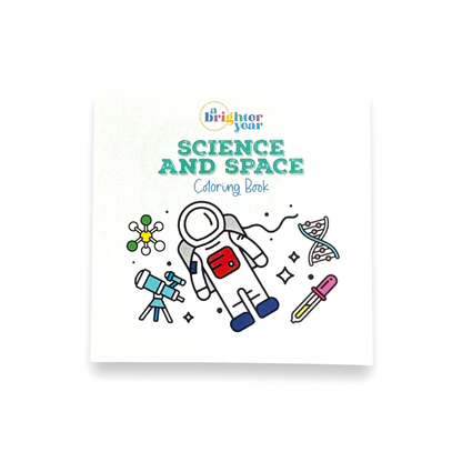 Space + Science Mini Coloring Book