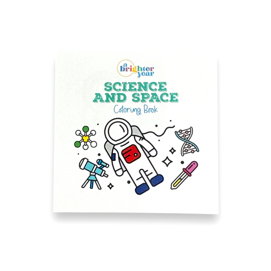 Space + Science Mini Coloring Book