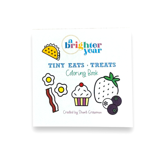 Tiny Eats + Treats Mini Coloring Book