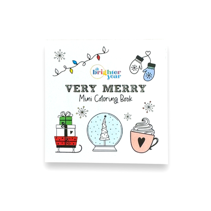 Very Merry Mini Coloring Book