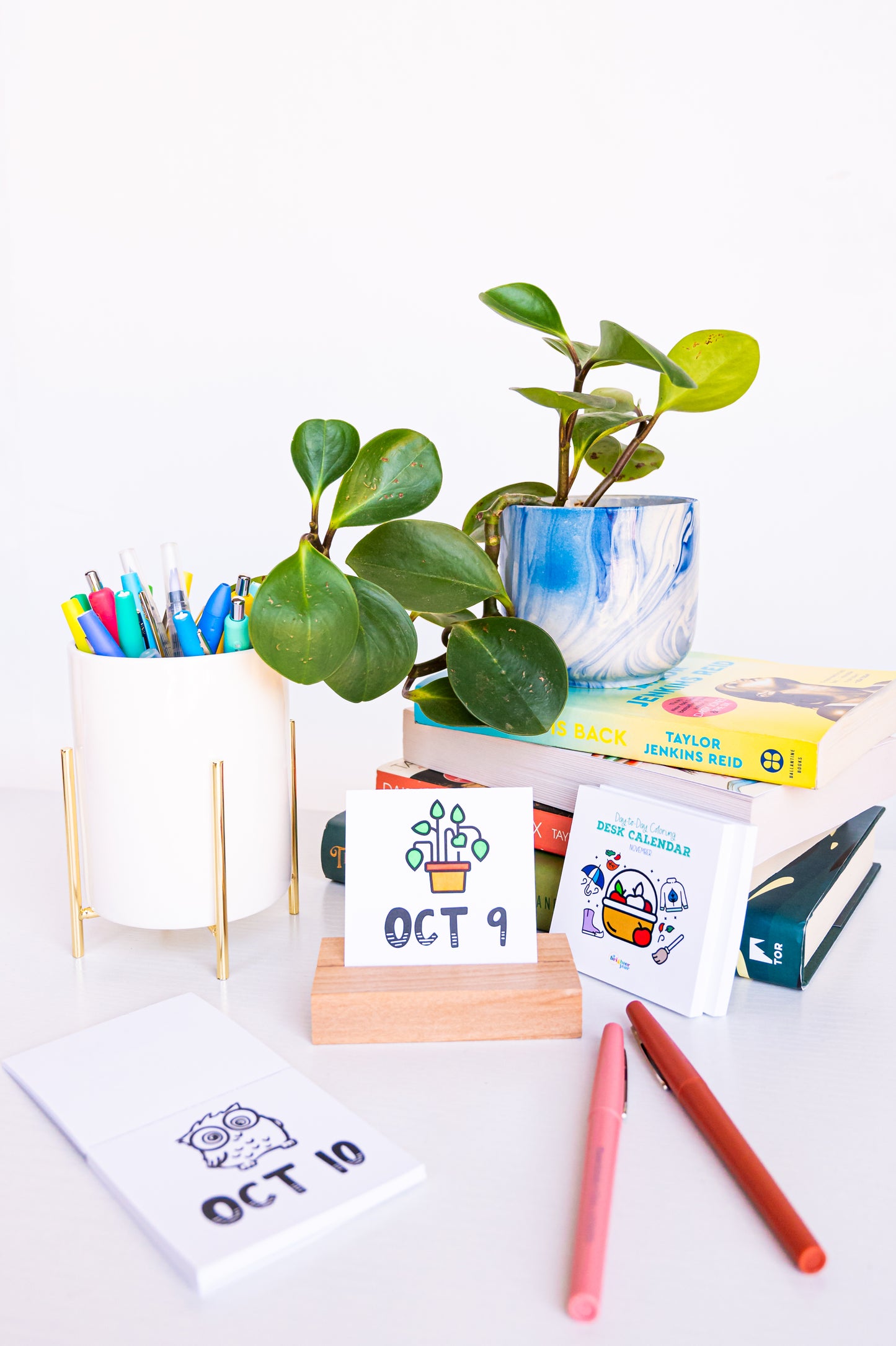 Quarterly Coloring + Calendar Subscription Box