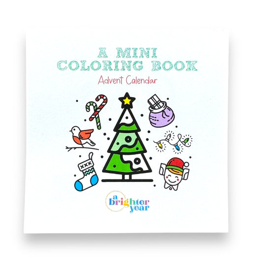 Advent Calendar Mini Coloring Book