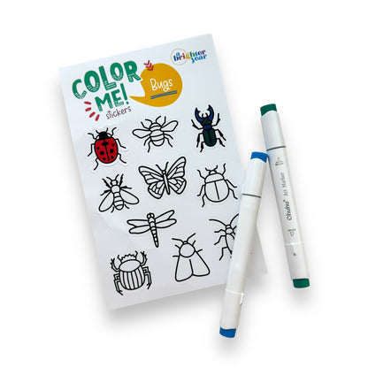 Bugs Color-Your-Own Stickers