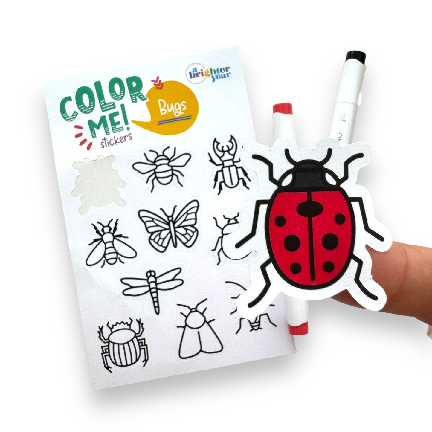 Bugs Color-Your-Own Stickers