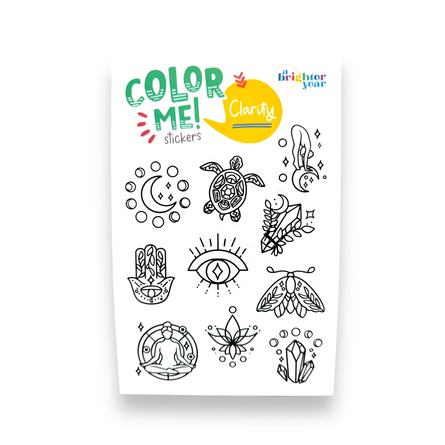 Clarity Color-Your-Own Stickers