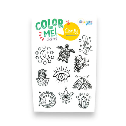 Clarity Color-Your-Own Stickers