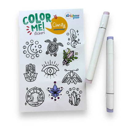 Clarity Color-Your-Own Stickers