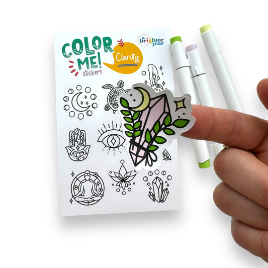 Clarity Color-Your-Own Stickers