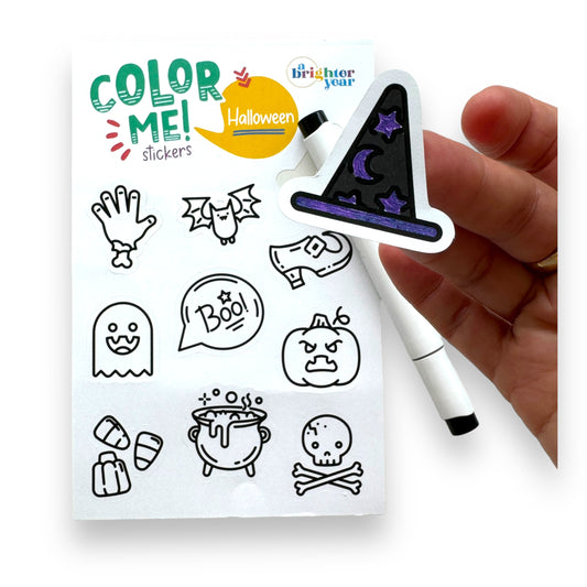 Halloween Color-Your-Own Stickers