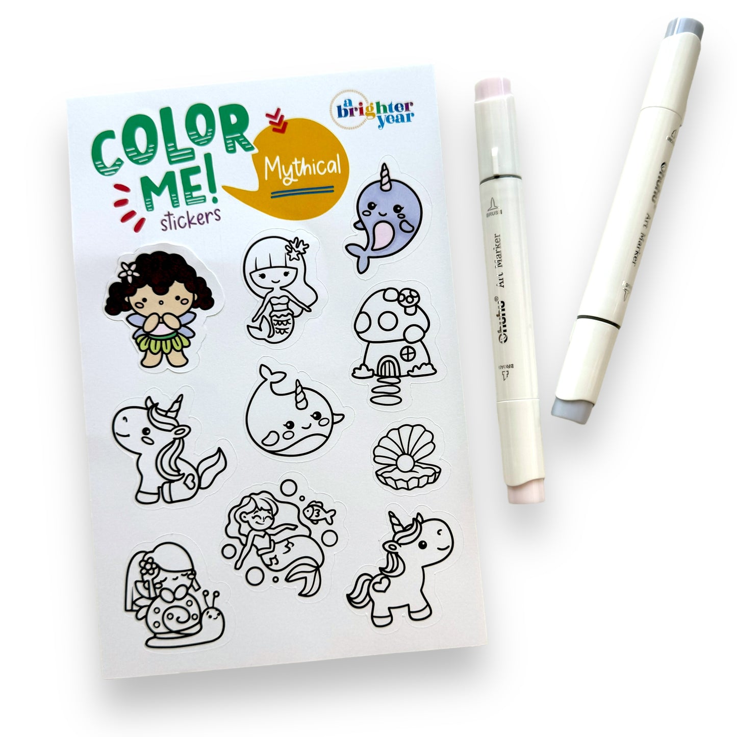 Mythical and Magical Color-Your-Own Sticker Bundle