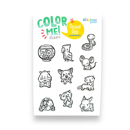 Pocket Pets Color-Your-Own Stickers