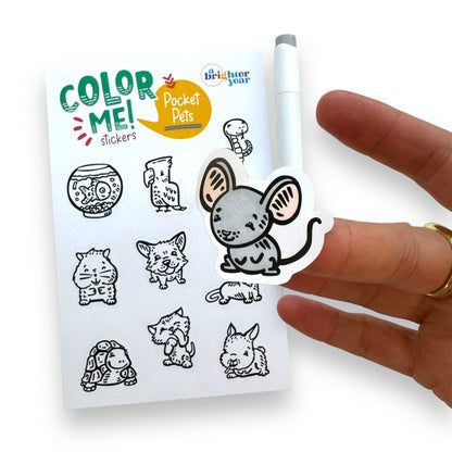 Pocket Pets Color-Your-Own Stickers