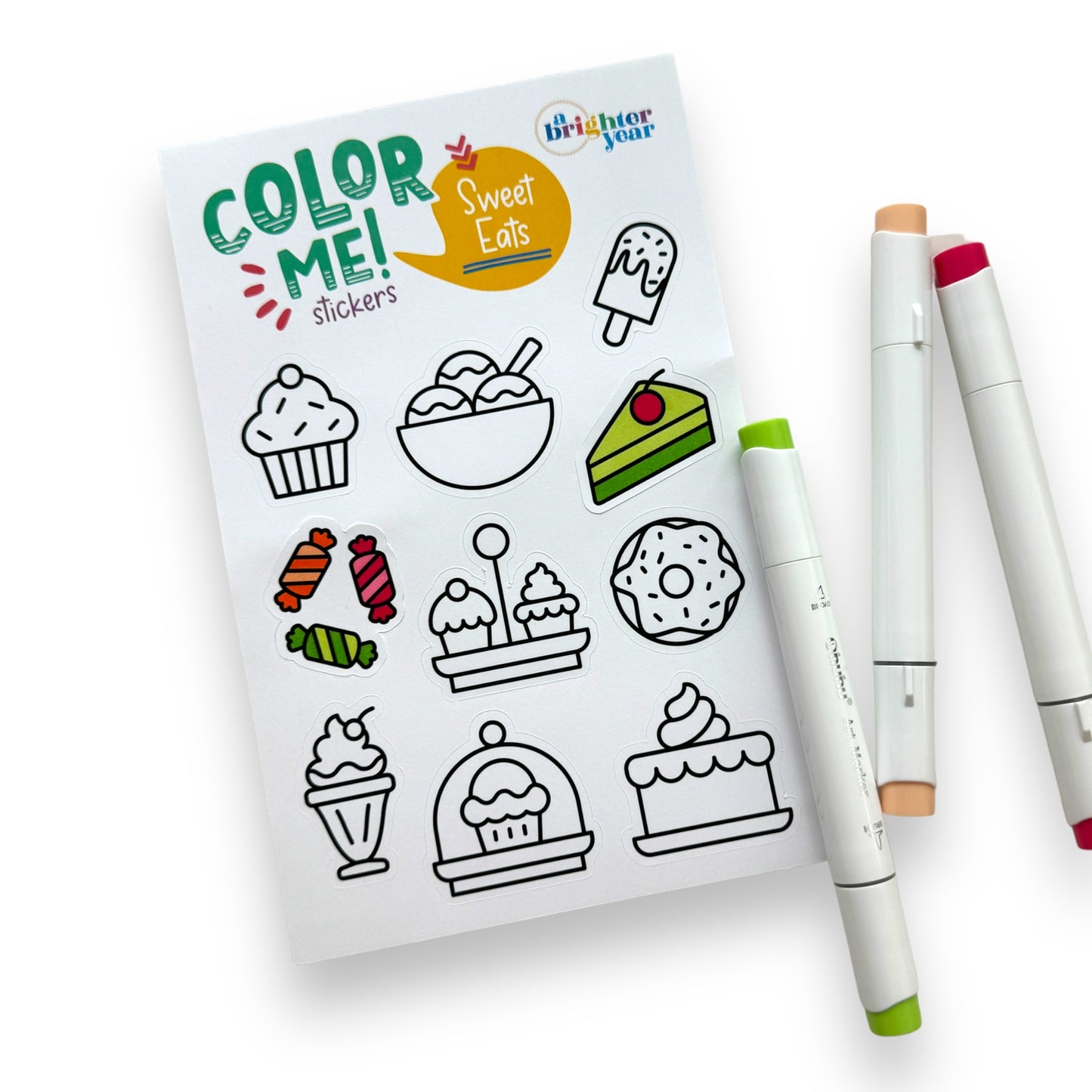 Sweet Eats Color-Your-Own Stickers