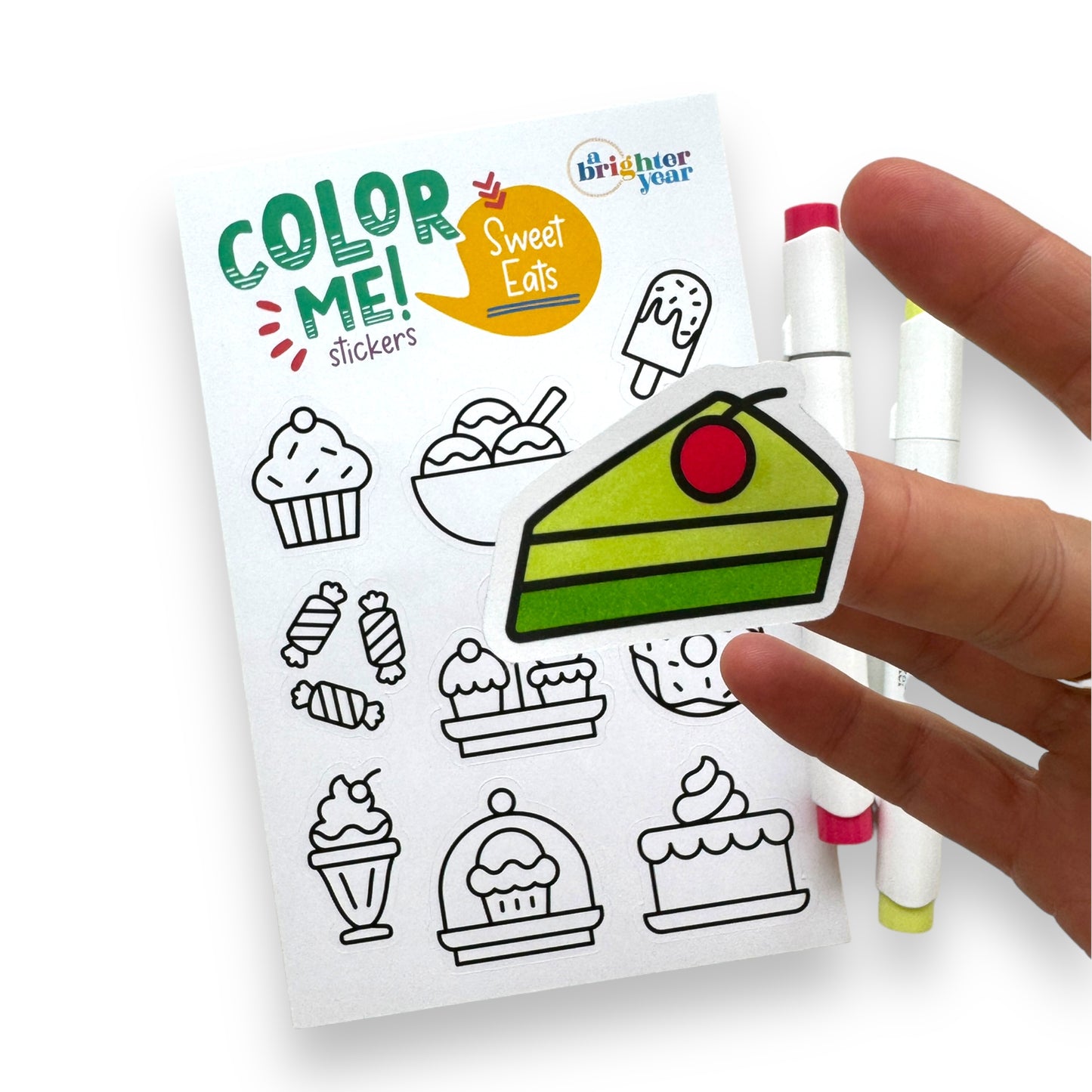 Sweet Eats Color-Your-Own Stickers