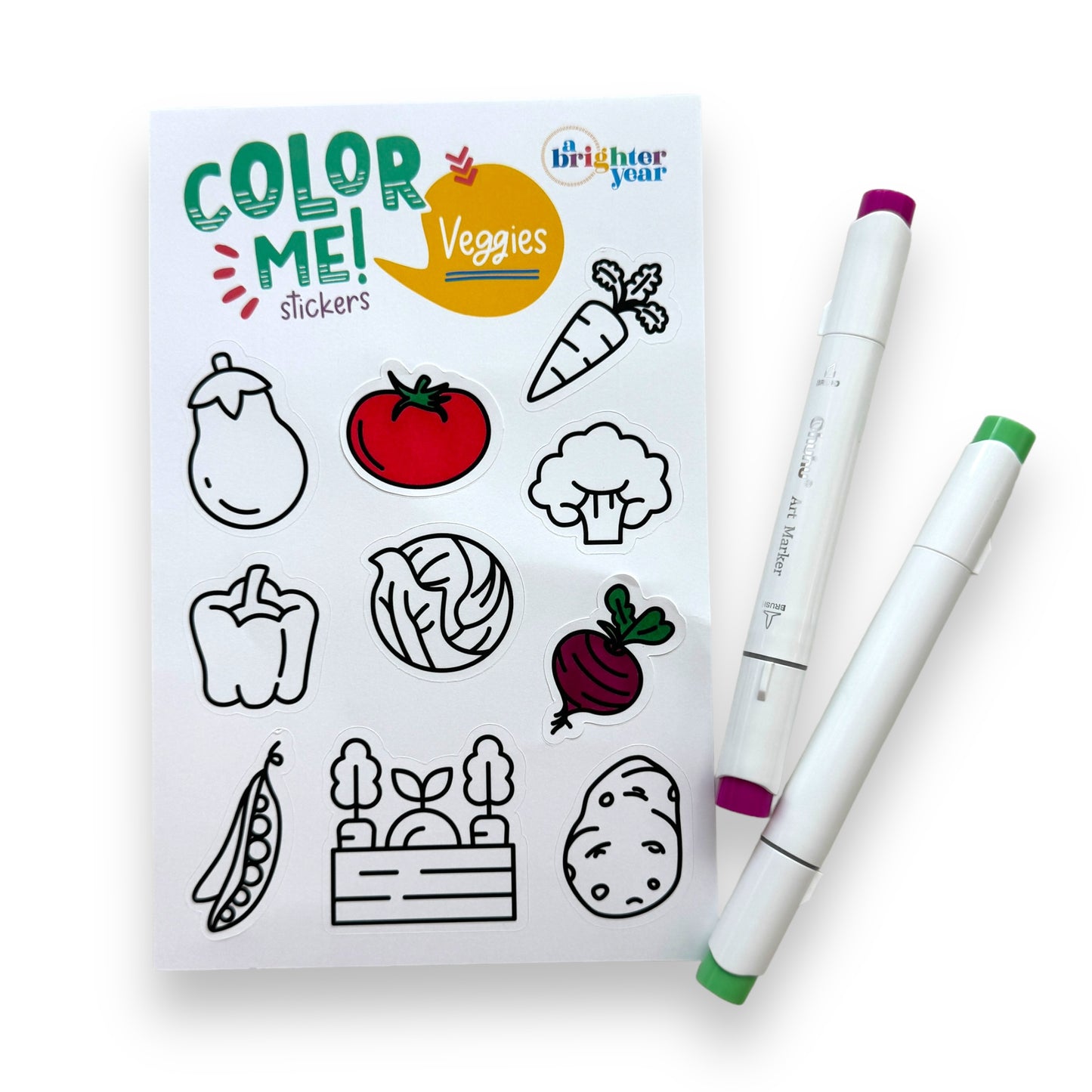 Fun Eats Color-Your-Own Sticker Bundle