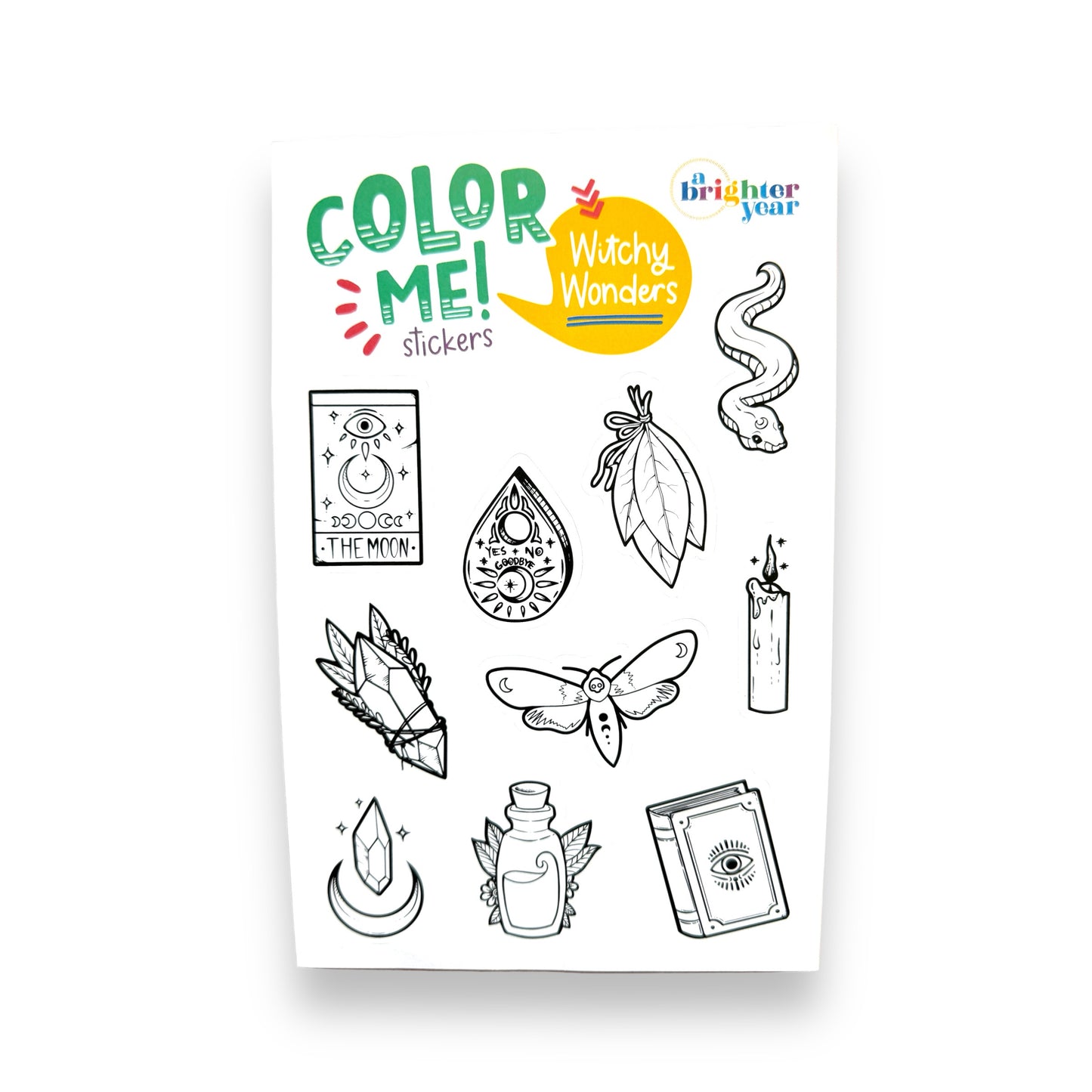 Witchy Wonders Color-Your-Own Stickers