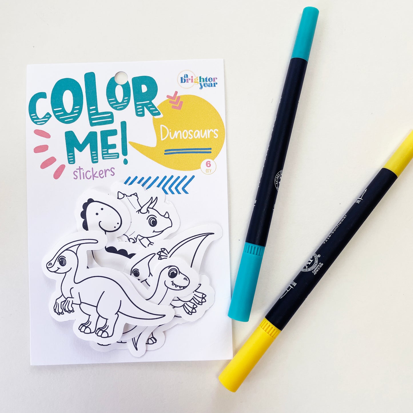 Color Your Own Dinosaurs Stickers